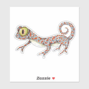 Adesivo Gecko Cute Ilustrada