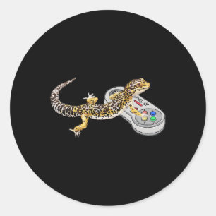 Adesivo Gecko Jogando Vídeo Jogo Lizard & Répteis Gam