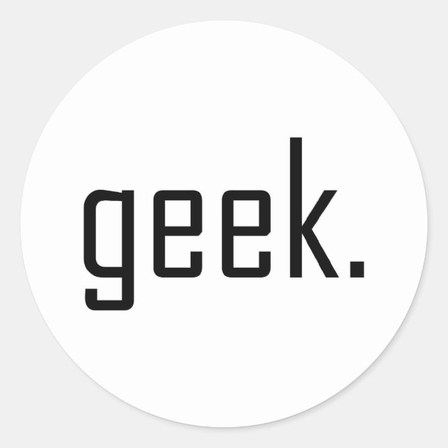 Adesivo geek (Frente)