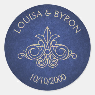 Adesivo Geek da Biblioteca do Livro Casamento Literário Az