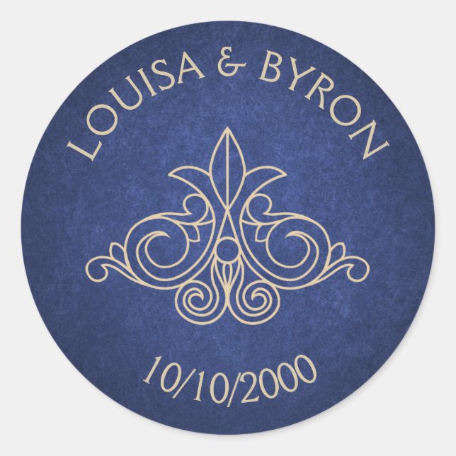 Adesivo Geek da Biblioteca do Livro Casamento Literário Az (Frente)