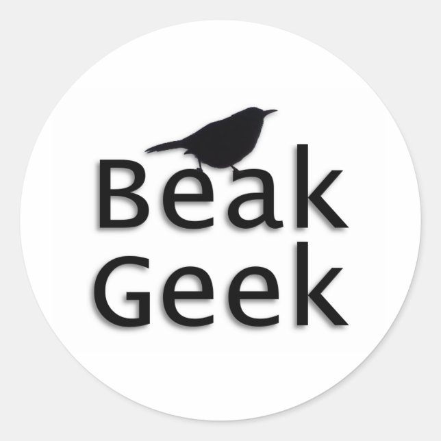 Adesivo Geek de bico— Wren (Frente)