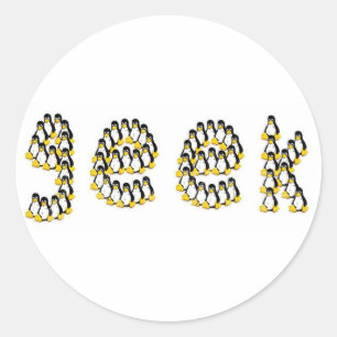 Adesivo Geek de Linux Tux