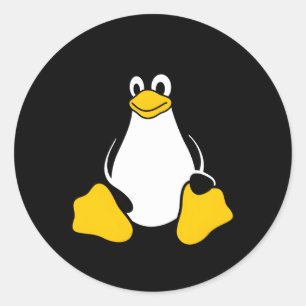 Adesivo Geek de Nerd de código aberto do Linux Tux Penguin