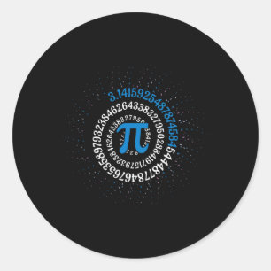 Adesivo Geek De Nerd De Matemática Pi Day 3.1415 Irraciona