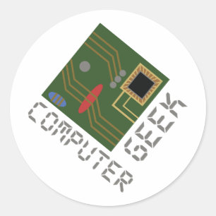 Adesivo Geek do computador