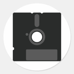 Adesivo Geek do disco flexível 5,5 de Oldschool do