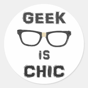 Adesivo Geek é chic