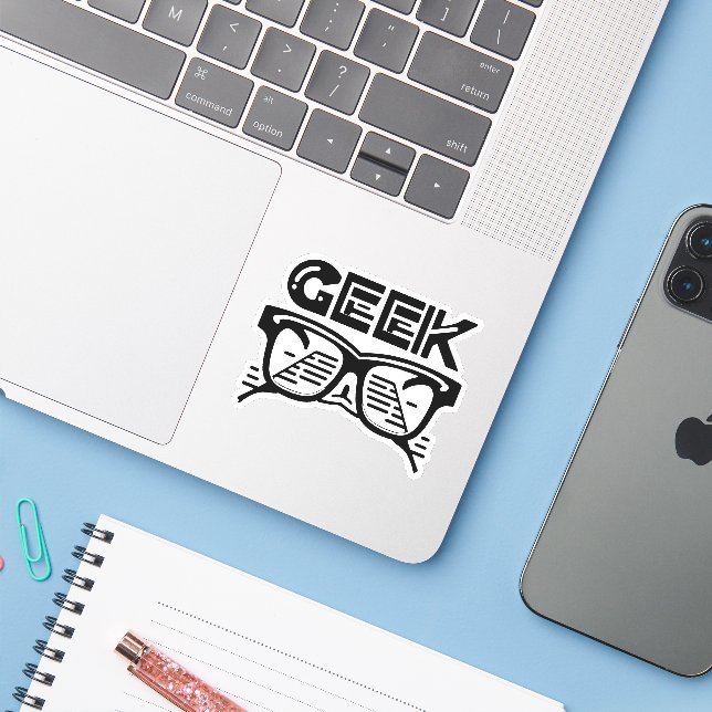 Adesivo geek legal (Notebook com iPhone)