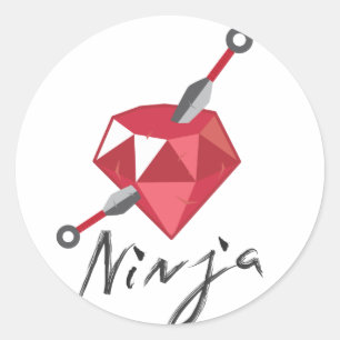 Adesivo Geek Ruby Ninja Gemstone