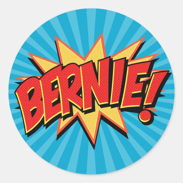 Adesivo Geeks História em quadrinhos 4 Bernie (Frente)
