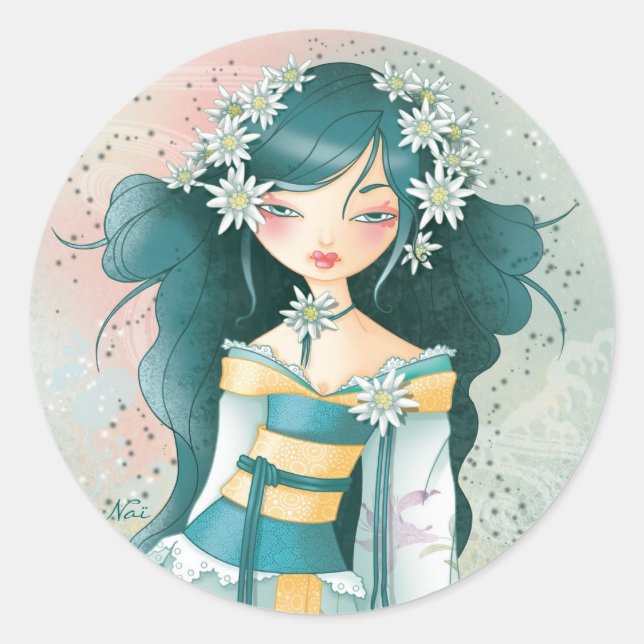Adesivo Geisha Edelweïss (Frente)