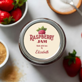 Adesivo Geléia de Framboesa