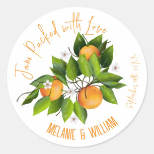Adesivo Geleia de Fruta Laranja