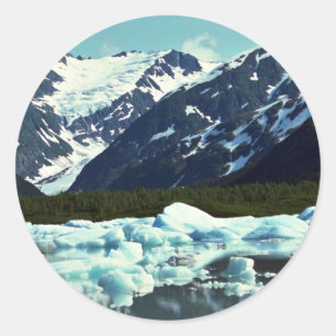 Adesivo Geleira de Portage, ao norte do porto Seward,