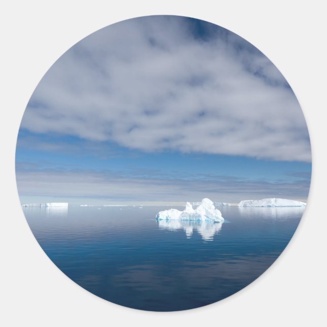 Adesivo gelo flutuante na Antártica (Frente)