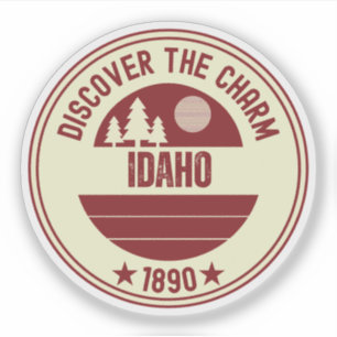 Adesivo Gem State Idaho - Presente na Paisagem Cênica