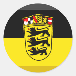 Adesivo Gema da bandeira de Baden-Wuerttemberg