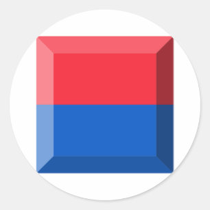 Adesivo Gema da bandeira de Ticino