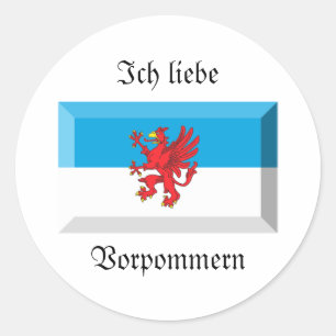 Adesivo Gema da bandeira de Vorpommern