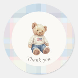 Adesivo Gêmeos Beary Primeiro Aniversário Menino