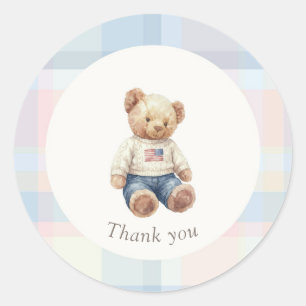 Adesivo Gêmeos Beary Primeiro Aniversário Menino