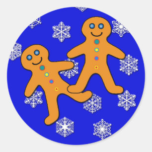 Adesivo Gêmeos de pão-de-açúcar no fundo do floco de neve