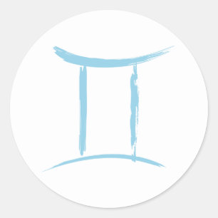Adesivo GÊMEOS Gêmeos Dualidade Signo do Zodíaco Astrologi