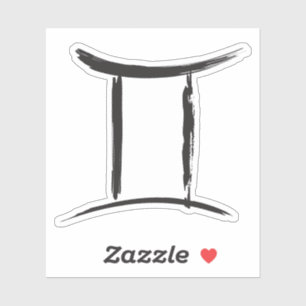 Adesivo GÊMEOS Gêmeos Signo Zodiacal Primavera Maio Junho 