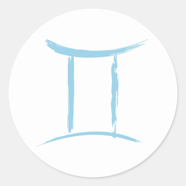 Adesivo Gêmeos GEMINI Dualidade Signo do Zodíaco Astrologi (Frente)
