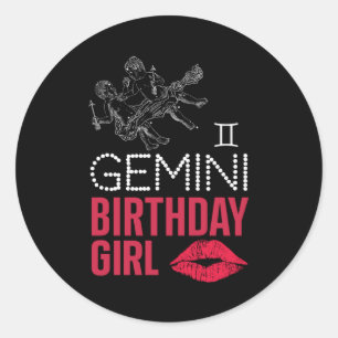Adesivo Gemini Birthday Girl