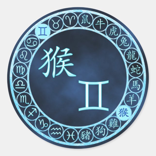 Adesivo Gemini/Macaco (Frente)