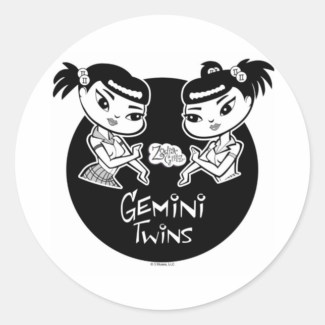 Adesivo Gemini Stickers (Frente)