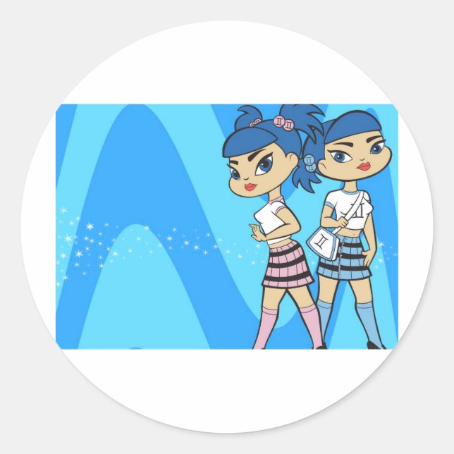 Adesivo Gemini Stickers (Frente)