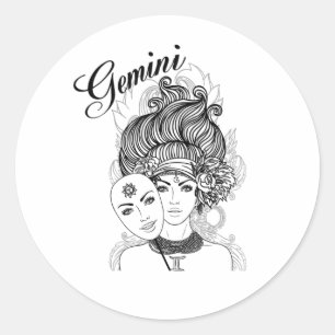 Adesivo Gemini Zodiac Design