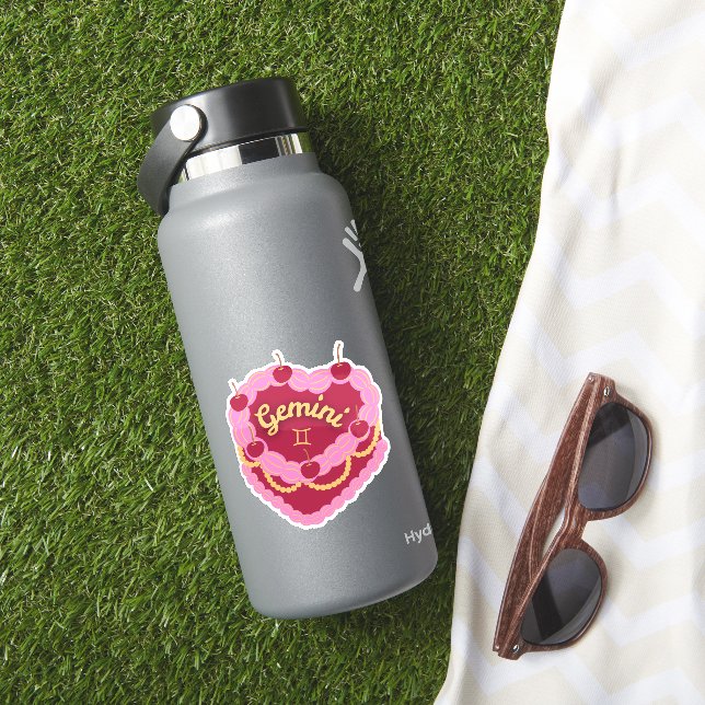 Adesivo Gemini Zodiac Pastel Heart Cake (HydroFlask Insitu)