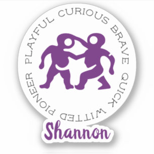 Adesivo Gemini Zodiac - Traços de Sinal de Estrela