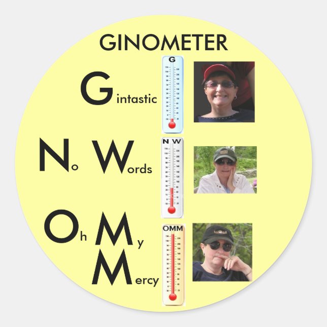 Adesivo Gemômetro 3, OMM, Ginometer Medium, NW, Ginny G... (Frente)