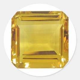 Adesivo Gemstone Amarelo