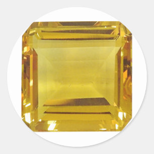 Adesivo Gemstone Amarelo
