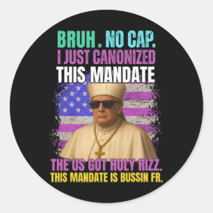 Adesivo Gen A gíria Trump como Vaticano Igreja Papa Republ