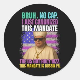 Adesivo Gen A Slang Trump Como Igreja Vaticano Papa Repúbl