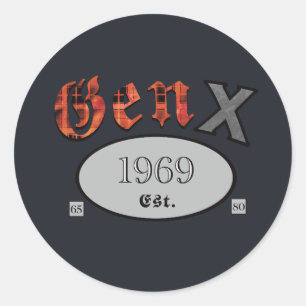 Adesivo Gen X 1969