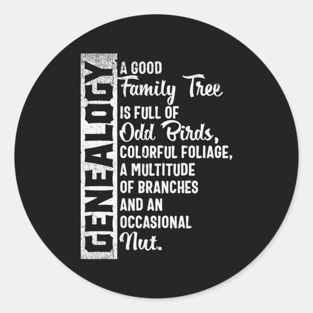 Adesivo Genealogia Da Árvore Familiar Personalizada Para G (Frente)