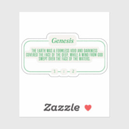 Adesivo Gênesis 1:2