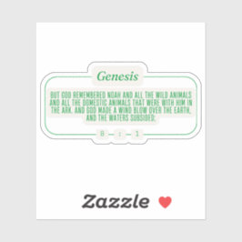 Adesivo Gênesis 8:1