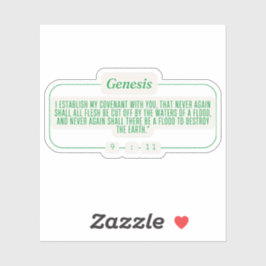 Adesivo Gênesis 9:11