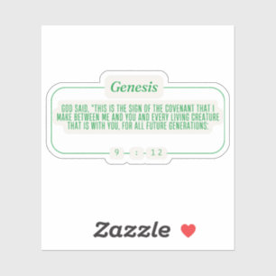 Adesivo Gênesis 9:12