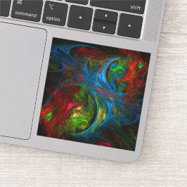 Adesivo Genesis Blue Abstrato Art