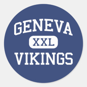 Adesivo Genève Vikings Escola do Meio em Genebra, Illinois